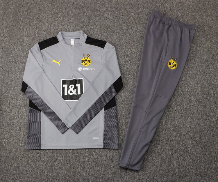 Borussia Dortmund 2021 | Gray Tracksuit - FandomKits FandomKits